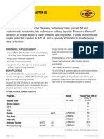 Pennzoil Sae 20W-50 Motor Oil: ® Technical Data Sheet