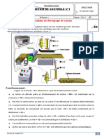 Machine de Découpage de Carton: Devoir de Controle N°1 Prénom: Classe: 2Sc N°