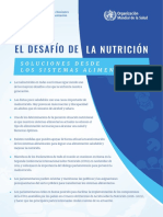 Who-Nmh-Nhd El Desafio de La Nutrición