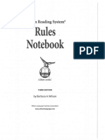 Wilson Reading System Rules Notebook