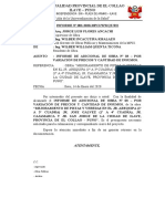 Informe de Ampliacion de Presupuesto Final Modificaco