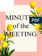 Board Meeting Minutes Summary