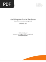 Auditing Oracle Databases