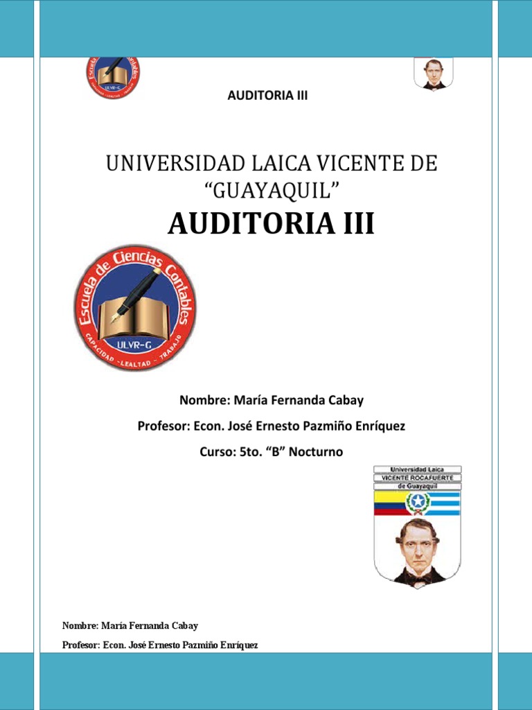 Clases De Auditoria Descargar Gratis Pdf Auditoría Servicios