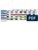 Horario de Analistas Metalúrgicos Semanal