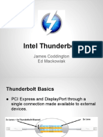 Intel Thunderbolt: James Coddington Ed Mackowiak