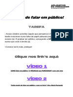 O Medo de Falar em Público!