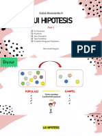 Kuliah Biostatistika 8 - Uji Hipotesis Part 1