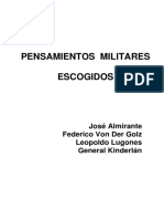 Libro PENSAMIENTOS MILITARES ESCOGIDOS