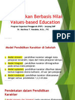 Pendidikan Berbasis Nilai - FGD II - 1 (Br. Warto)