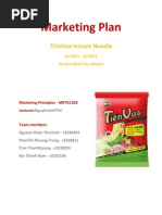 Tien Vua's Marketing Plan Final Version