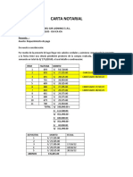 Carta Notarial Dona