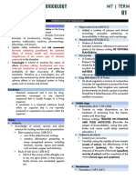 Midterm Reviewer Toxicology Lec