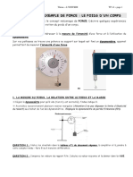 TP N°14 - Un Exemple de Force: Le Poids D'Un Corps