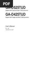 GA-D525TUD GA-D425TUD: User's Manual