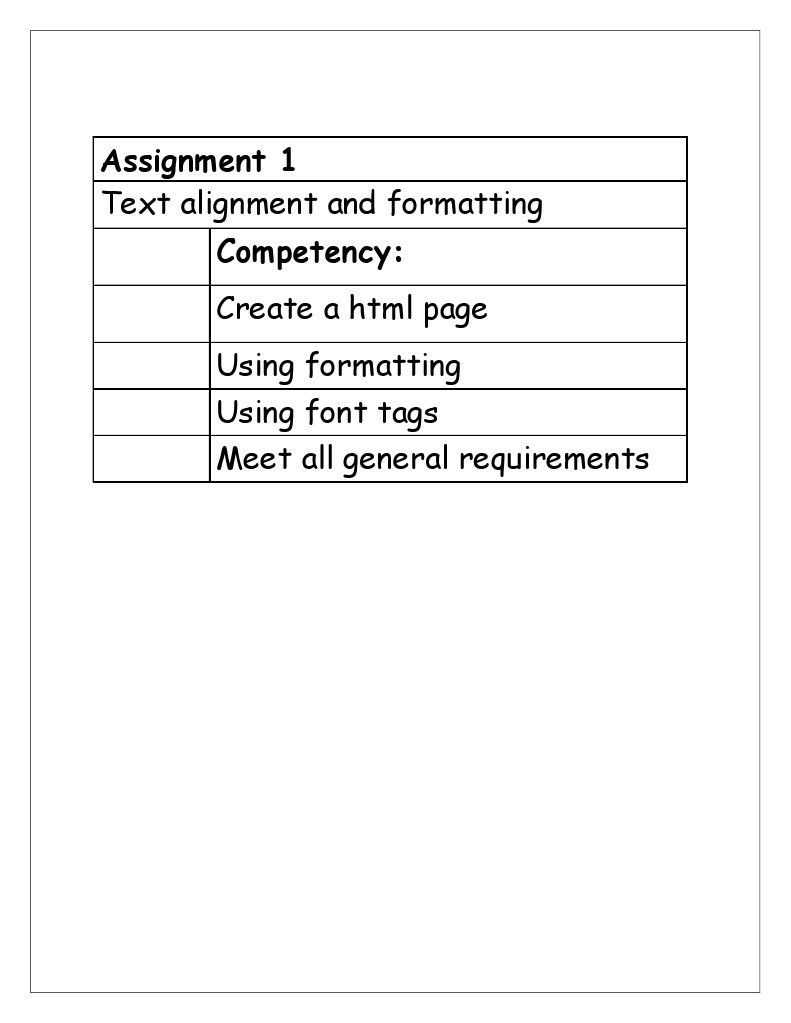 HTML Assignment Guide: Formatting & Links | PDF