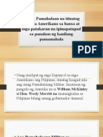 Uri NG Pamahalaan Na Itinatag NG Mga Amerikano