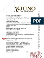 Cafe Juno Menu D