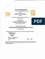 Certificado de Altura de Antonio Cabarcas Buelvas