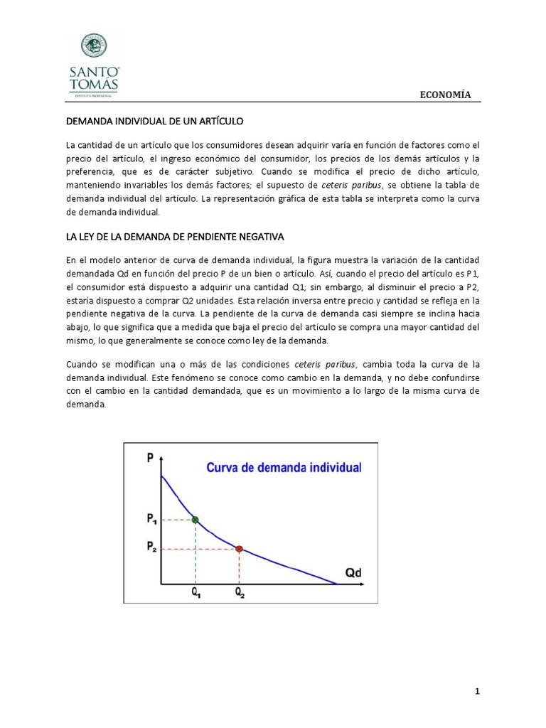 Demanda y Elasticidad | PDF | Elasticidad (economía) | Oferta y demanda