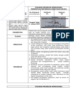 Spo Permintaan Penyediaan Kebutuhan Bahan