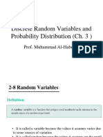 Discrete Probability Distributions and Random Variables