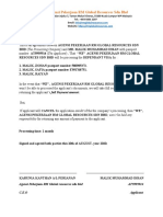 Agreement Format For Applicants Processing