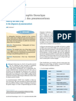 LP3 - Place de La Radiographie Thoracique Dans Le Diagnostic Des Pneumoconioses