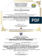 Kinder/SPED CPA Certificate of Pitogo