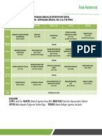 Cronograma Internado Semanal Del 23 Al 27 de Enero