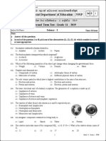 Grade 11 Science 2nd Term Test Paper 2019 English Medium - North Western Province