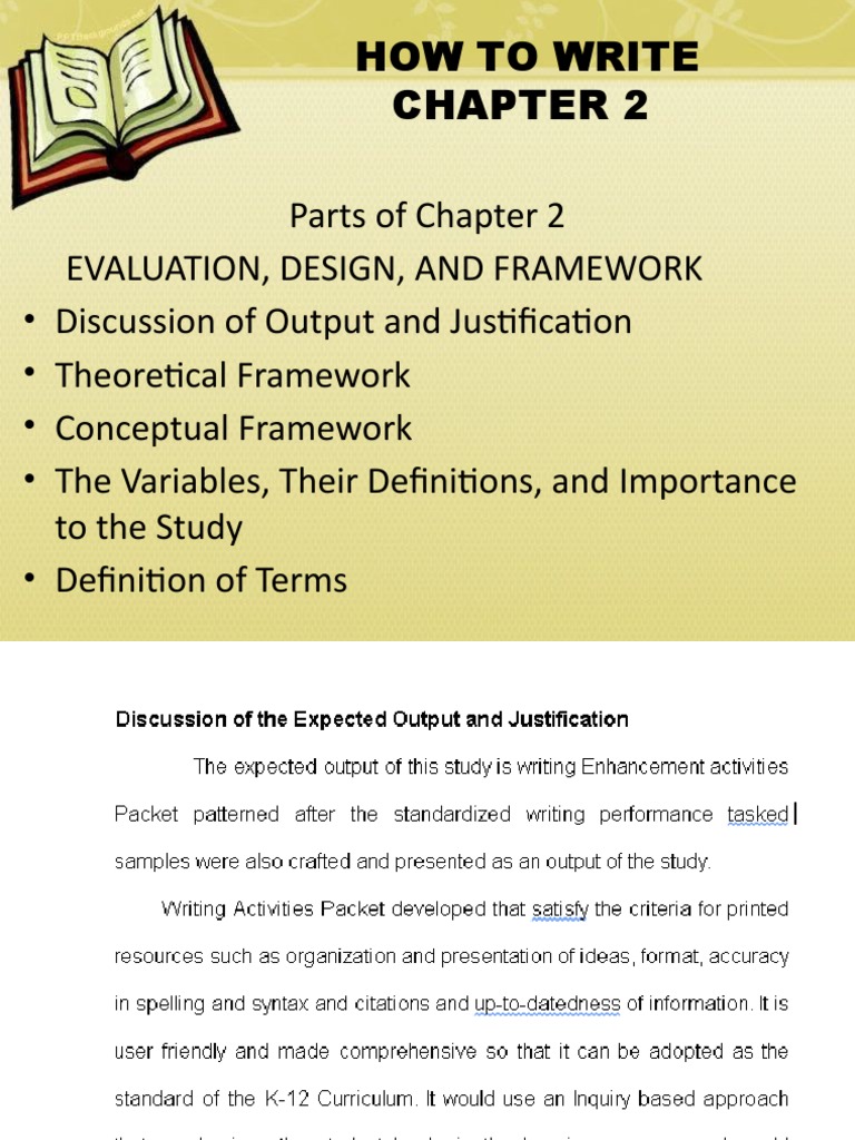 How To Write Chapter 2 | PDF | Theory | Thesis