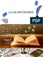 Society and Literature 1 