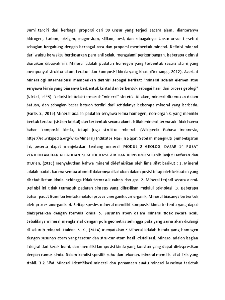 Mineral | PDF