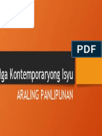 Araling Panlipunan: Mga Kontemporaryong Isyu