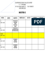 Maestria 5 C (Martes )