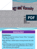 Viscosity and Rheology 1
