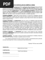 Contrato Particular de Compra e Venda