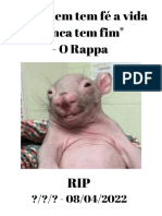 Pra Quem Tem Fé A Vida Nunca Tem Fim O Rappa