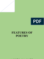 Lesson 2. Features of Poetry