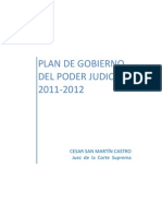 Plan de Gobierno Del Poder Judicial 2011-2012
