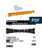 Research Methodology: Submitted TO: Submitted By: Harindera Singh Nitin Sindwani