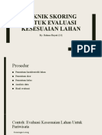 13-Teknik Skoring Untuk Evaluasi Kesesuaian Lahan