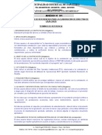 Formato de Términos de Referencias para Servicios en General Yo Consultoría