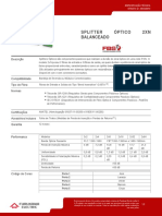 Splitter Optico 2xn Balanceado