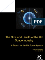 The Size and Health of The UK Space Industry 2010