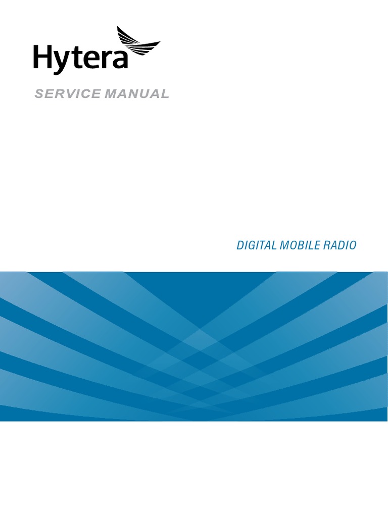 Hytera MD622i U2 Service Manual V00 | PDF | Amplifier | Computer Science