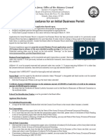 Application For An Initial Business Permit