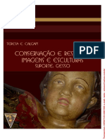 Livro Conservação e Restauro em Imagens e Esculturas em Gesso