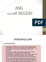 Hutang Luar Negeri